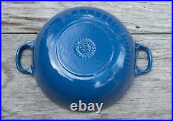 Le Creuset Enameled Cast Iron Blue 22 Marmite/Soup Pot 2-3/4 qt. Made In France