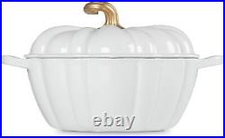 Le Creuset Enameled Cast Iron Figural Pumpkin Cocotte, 4 qt Scratch & Dent