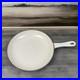Le Creuset Enameled Cast Iron Omelette Shallow Pan Skillet 9 3/4 Meringue Read