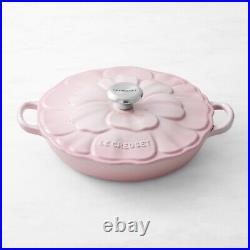 Le Creuset Enameled Cast Iron Petal Braiser, 2 1/4-QtShell Pink