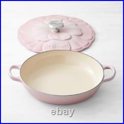 Le Creuset Enameled Cast Iron Petal Braiser, 2 1/4-QtShell Pink