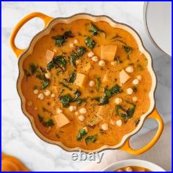 Le Creuset Enameled Cast Iron Pumpkin Cocotte 4-Qt Persimmon Color for Halloween