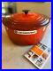 Le Creuset Enameled Cast Iron Round Dutch Oven #30 9 Quarts Cerise New