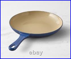 Le Creuset Enameled Cast Iron Shallow Fry Pan 9 3/4 Lapis READ B2