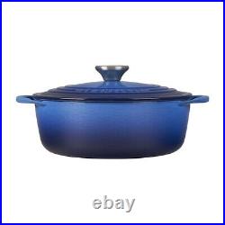 Le Creuset Enameled Cast Iron Shallow Round Dutch Oven, 2.75-Qt. In Blue