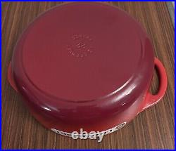 Le Creuset Enameled Cast Iron Shallow Round Oven, 2 3/4-Qt. Red