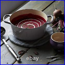 Le Creuset Enameled Cast Iron Signature Round Dutch Oven 7.25 qt, Oyster NIB