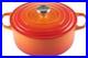 Le Creuset Enameled Cast Iron Signature Round Dutch Oven withLid 5-1/2 Quart Flame