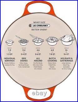 Le Creuset Enameled Cast Iron Signature Round Oven, 7.25 qt, TORN OR OPEN BOX