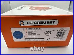 Le Creuset Enameled Cast Iron Signature Saucepan, 2.2 L 2.25 qt, Marseille