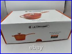 Le Creuset Enameled Cast Iron Signature Saucepan, 2.2 L 2.25 qt, Marseille