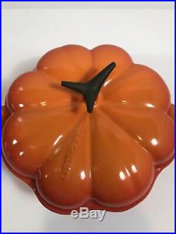 Le Creuset Flame Orange Pumpkin Dutch Oven 2 Qt Cast Iron