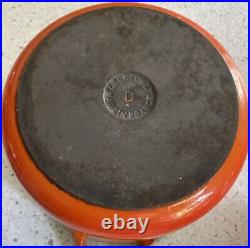 Le Creuset Flame Orange Set 10 PC Cast Iron Dutch Ovens Skillets Saucepans Lids