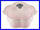 Le Creuset Flower Cocotte Cast Iron 2.25-qt, Shell Pink New in Retail Pkg