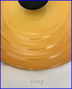 Le Creuset France #18 2 Qt ClassicEnameled Cast Iron Dutch Oven in Soleil Yellow