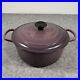 Le Creuset France 5.5qt Purple Dutch Oven Cast Iron Enameled Pot #26