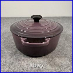 Le Creuset France 5.5qt Purple Dutch Oven Cast Iron Enameled Pot #26