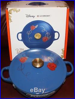 Le Creuset France Beauty and the Beast Soup Pot 2.75 Quart Limited Edition NIB