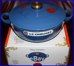 Le Creuset France Beauty and the Beast Soup Pot 2.75 Quart Limited Edition NIB