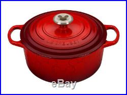 Le Creuset Mickey Mouse 90th Birthday Celebration Cast-Iron Round Oven, 4 1/2-Q