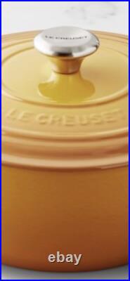 Le Creuset NEW 5.25Qt Round Dutch Oven Enameled Cast Iron Nectar, NIB
