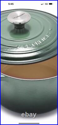 Le Creuset NEW 5.5Qt Round Dutch Oven Enameled Cast Iron -Artichoke