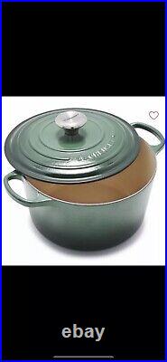 Le Creuset NEW 7.25Qt Round Dutch Oven Enameled Cast Iron -Artichoke