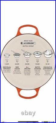 Le Creuset NEW 7.25Qt Signature Round Dutch Oven Cast Iron -Sea Salt
