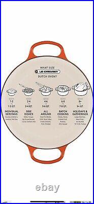 Le Creuset NEW 7.25Qt Signature Round Dutch Oven Cast Iron -Sea Salt