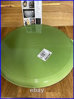 Le Creuset PALM Bistro Pan Grill Enameled Cast Iron Cookware New Open Box