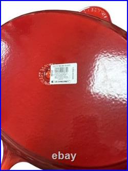 Le Creuset Pan Cast Iron Oval 15.75 Large Skillet #40 Cerise