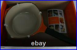 Le Creuset Raymond Loewy 1.5-qt. Enameled Flame Limited Edition Saucepan New