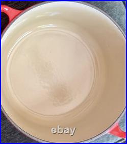 Le Creuset Red Enamel Cast Iron Dutch Oven #18 Red 2QT