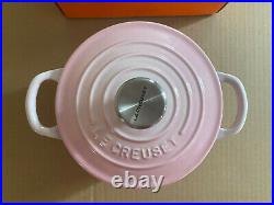 Le Creuset Shell Pink Cast Iron Baby Cocotte 5.5inches (14 cm/1QT) rare