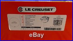 Le Creuset Signature 7.25 QT Iron Cast French Round Dutch Oven White