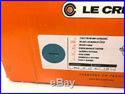 Le Creuset Signature 7¼ QT Cast-Iron Round Dutch Oven Turquoise 28cm -7.25