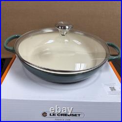 Le Creuset Signature Braiser With Glass Lid 3.5qt Artichoke