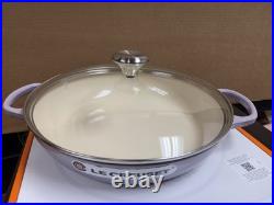 Le Creuset Signature Braiser With Glass Lid 3.5qt Provence Bluebell Purple