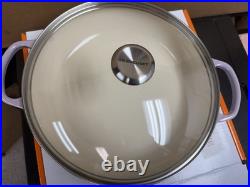 Le Creuset Signature Braiser With Glass Lid 3.5qt Provence Bluebell Purple