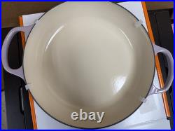 Le Creuset Signature Braiser With Glass Lid 3.5qt Provence Bluebell Purple