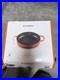 Le Creuset Signature Cast Iron 11-Inch Everyday Pan with Glass Lid, Flame NEW