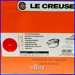 Le Creuset Signature Cast Iron 15 1/2-qt Oval Dutch Oven, Cherry Red