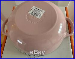 Le Creuset Signature Cast Iron 22cm Stewpot Chiffon Pink (BNIB)