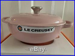 Le Creuset Signature Cast Iron 22cm Stewpot Chiffon Pink (BNIB)