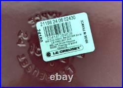 Le Creuset Signature Cast Iron 3.5 Quart QT Sauteuse Oven, Cerise Red Dutch