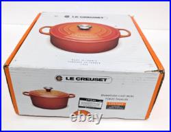 Le Creuset Signature Cast Iron 3.5 Quart QT Sauteuse Oven, Cerise Red Dutch