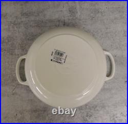 Le Creuset Signature Cast Iron 3.5 Quart Sauteuse, White New