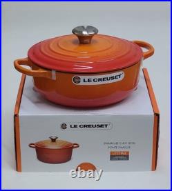Le Creuset Signature Cast Iron 3.5 Quart Sauteuse in Cerise New