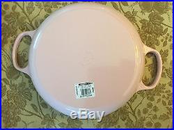 Le Creuset Signature Cast Iron 3.75 Quart Braiser, Hibiscus Pink NEW