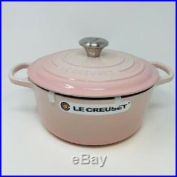 Le Creuset Signature Cast Iron 4 1/2-qt Round Dutch Oven, Shell Pink